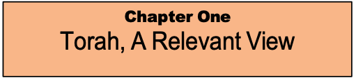 Chapter One: Torah, A Relevant View